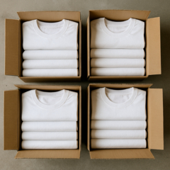 Skladování triček